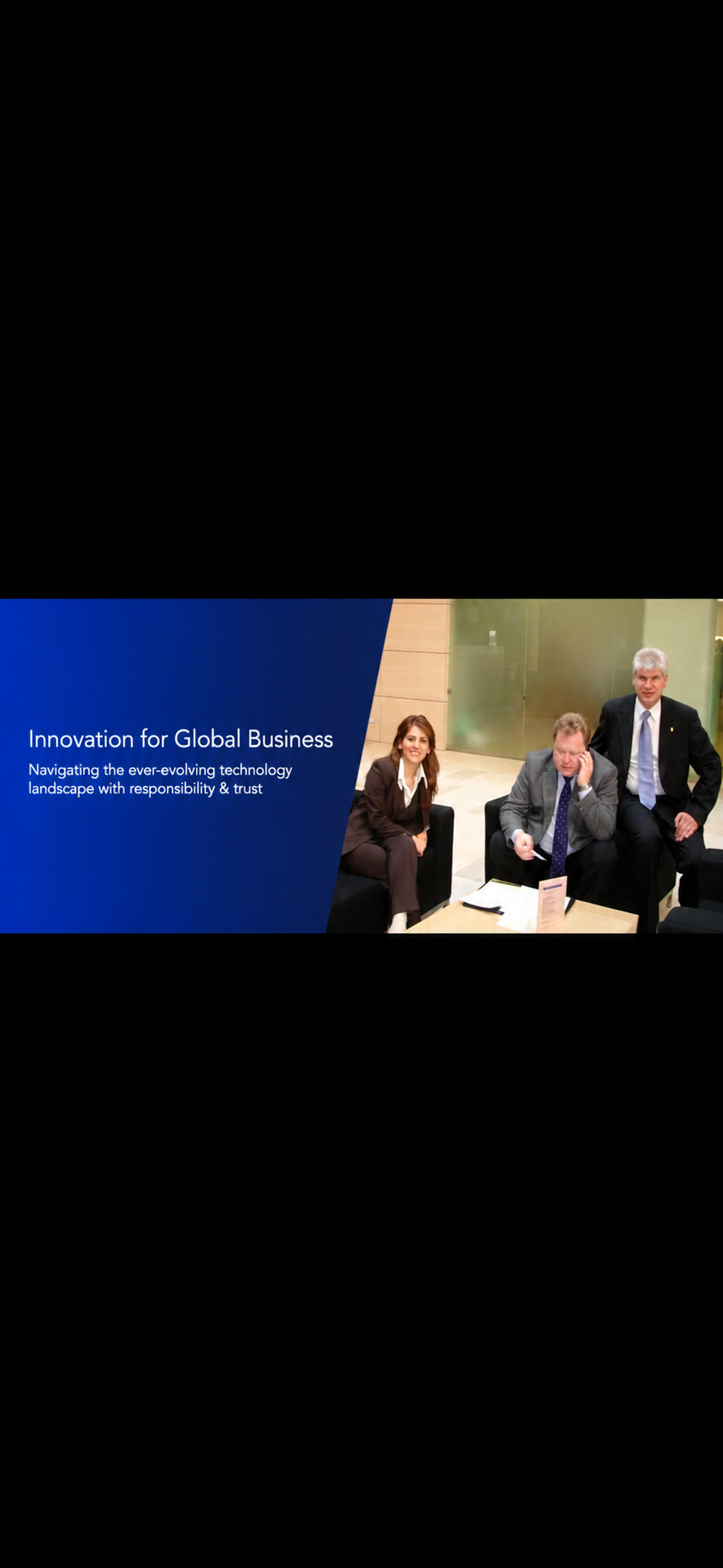 Megagana representative in an international business meeting